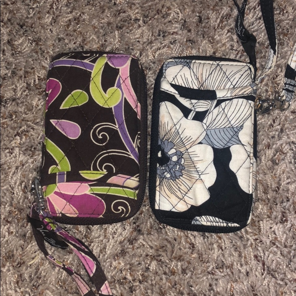two vera bradley wristlets